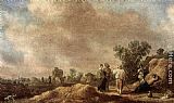Jan van Goyen Haymaking painting